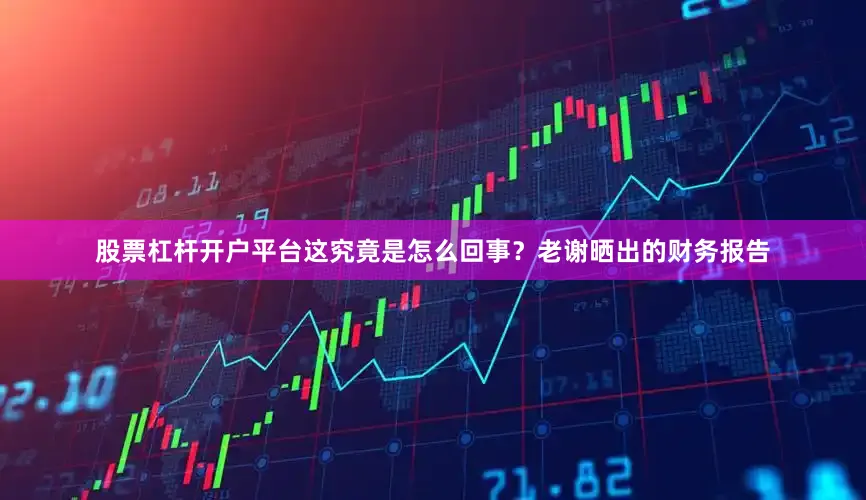 股票杠杆开户平台这究竟是怎么回事？老谢晒出的财务报告