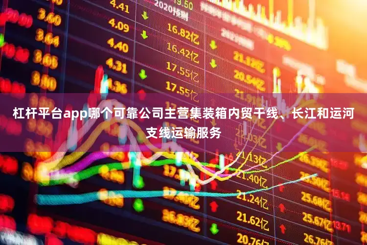 杠杆平台app哪个可靠公司主营集装箱内贸干线、长江和运河支线运输服务